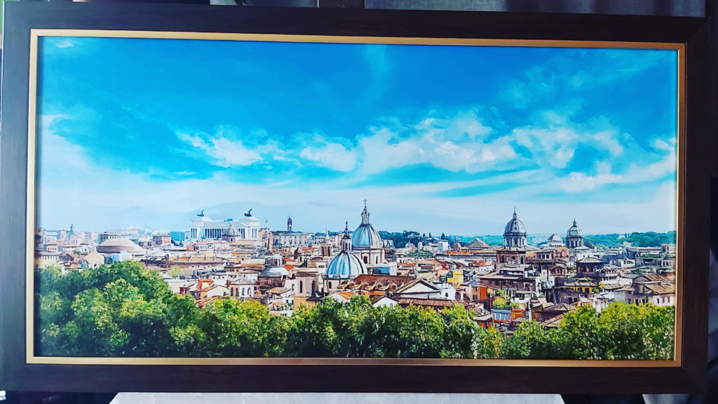 Картина с изображением прекрасного города Рима