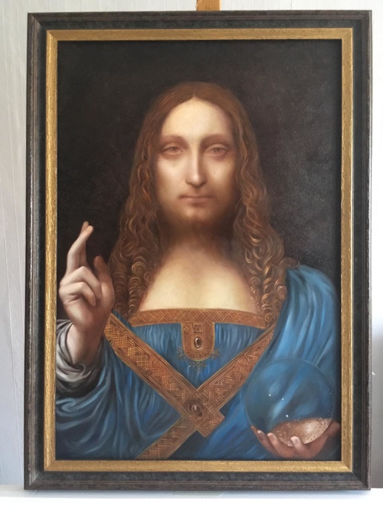 Спаситель Мира - копия картины Леонардо Да Винчи